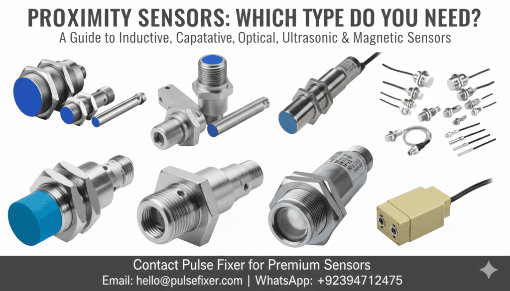 Top 5 Types of Proximity Sensors: Principles, Uses, and Comparisons