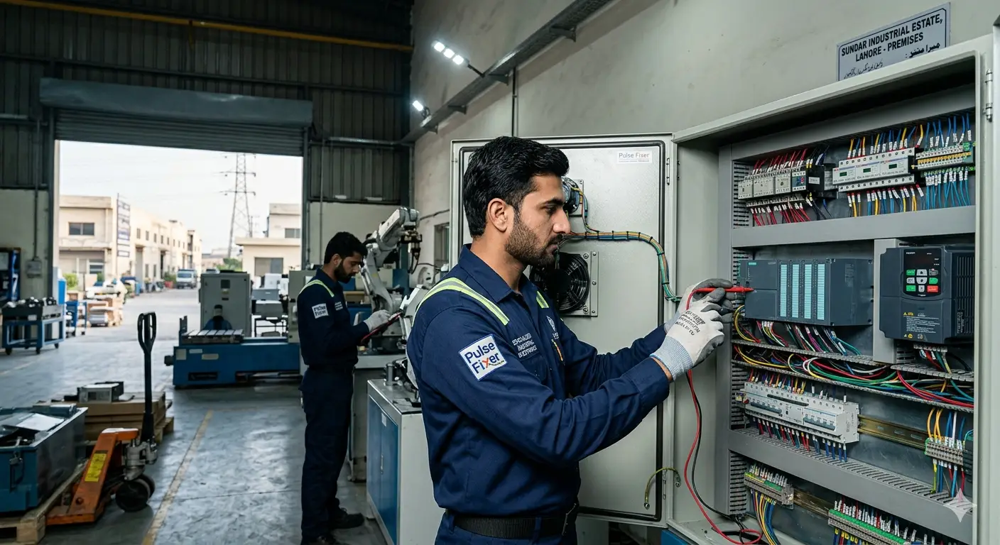 Industrial Electrician Services Sundar Industrial Estate Lahore - Pulse Fixer