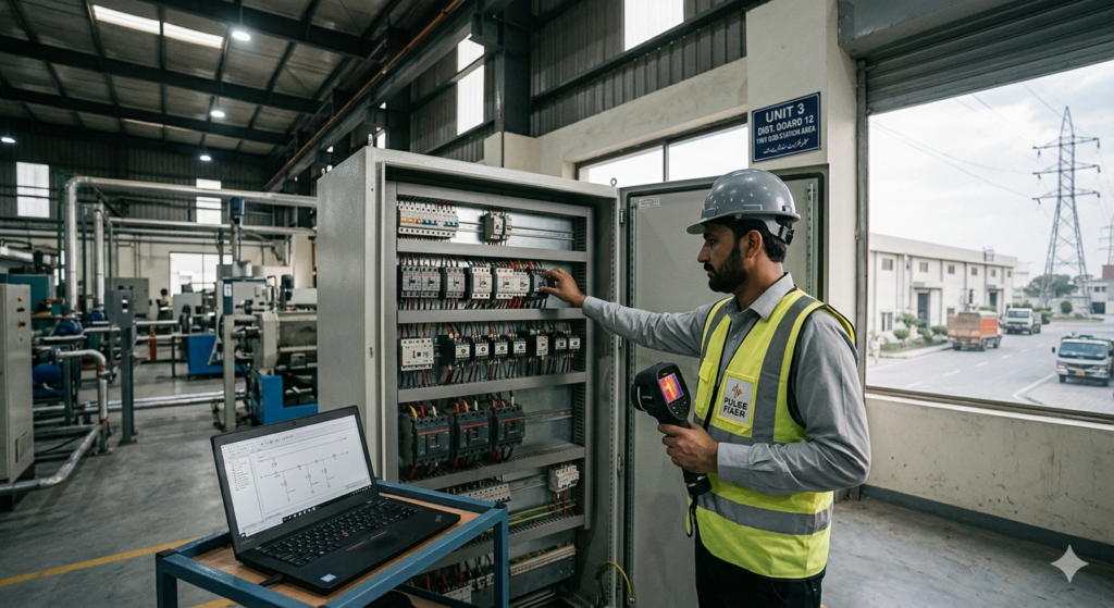Industrial Electric Service in Sundar Industrial Estate, Lahore | Pulse Fixer