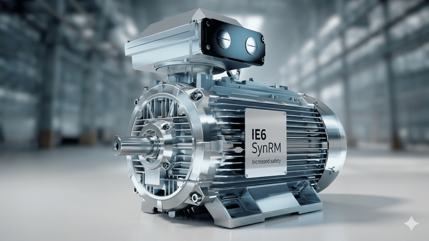 ABB IE6 SynRM Motor for Hazardous Areas, Pulse Fixer Industrial Automation Lahore.